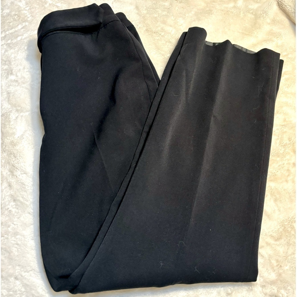 Signature by Larry Levine Pants Sz 10P Black Classy Dress Pants Office Business